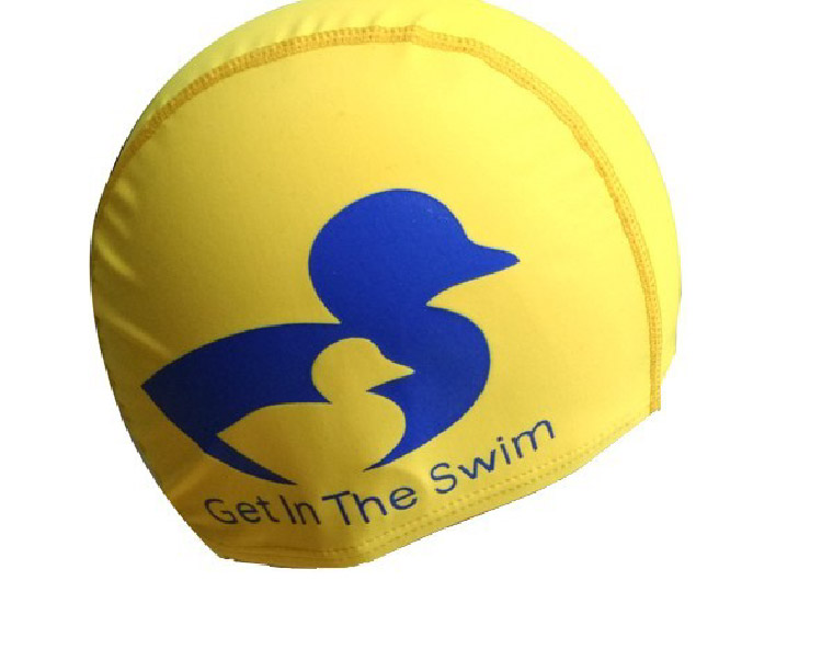 Bonnet de bain personnalisé tissu polyester enfants et adultes