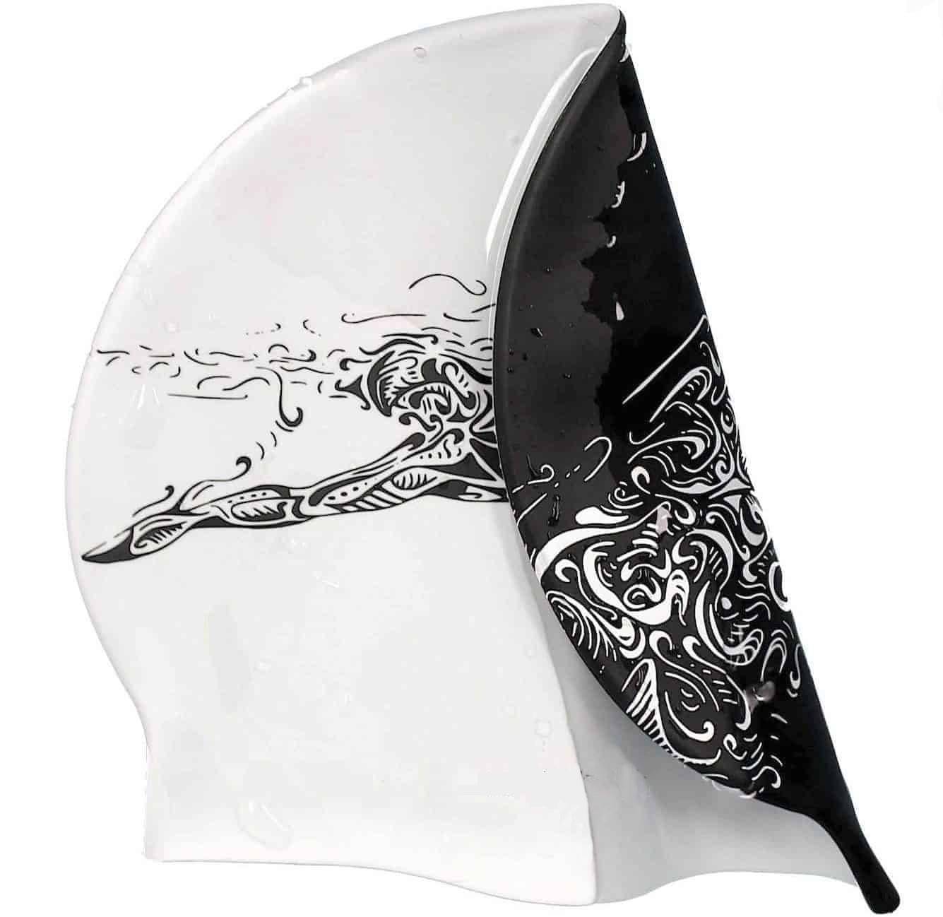 Bonnet de bain personnalisé silicone bicolore avec logo de club