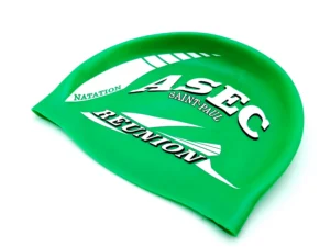 bonnet de bain silicone volume competition avec marquage logo