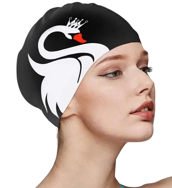 bonnet de natation aquagym pour femme facile à enfiler.