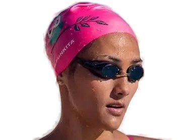 Bonnets de bain en latex colorés pour événement sportif et triathlon