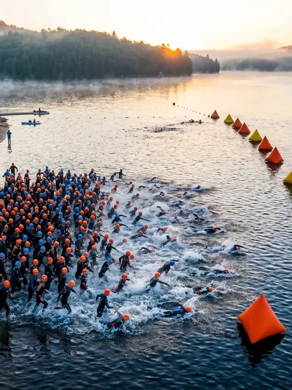 Gros plan sur un bonnet de bain original montrant la qualité d'impression bord à bord sur le silicone