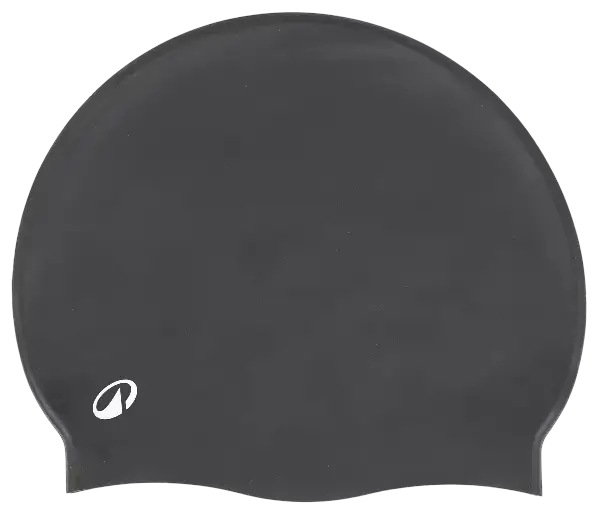 bonnet de bain noir en silicone decathlon